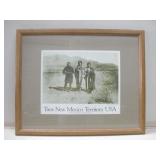 21.5"x 17.5" Framed Taos NM Native Print