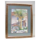 25"x 32" Framed Signed Water Color Painting 25"x 32" Framed Signed Water Color Painting
