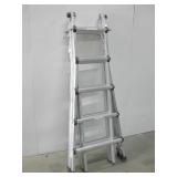 Gorilla Aluminum Ladder 5ft Extends To 18ft