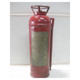 24" Tall Vintage Metal Extinguisher Empty