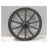 18" Diameter Wood & Metal Wagon Wheel