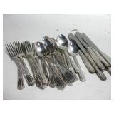 Lenox Silver Plate Flatware Set As Shown