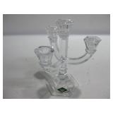 9" Tall Shannon Crystal Candle Stick Holder