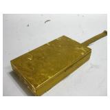 5.5"x 3"x 1" Vintage Metal Makeup Cigarette Clutch