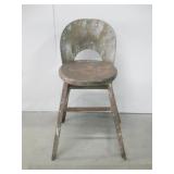 13"x 13"x 30" Vintage Metal Stool