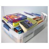 Bin Of Assorted Books Pictured