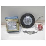 Assorted Vintage Items Travel Clock Untested Assorted Vintage Items Travel Clock Untested