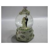 7" Tall Musical Wedding Snow Globe