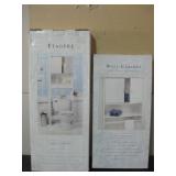 NIB Over Toilet Cabinet & Wall Cabinet