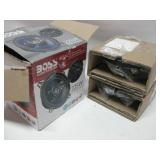 NIOB Boss 225 W 5.25" 4 Way Speakers Untested NIOB Boss 225 W 5.25" 4 Way Speakers Untested