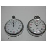 Two Wakmann Stop Watches - Working