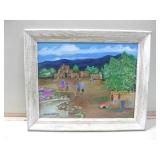 17"x 14" Framed Signed Oil Rosalie Le Blanc 17"x 14" Framed Signed Oil Rosalie Le Blanc