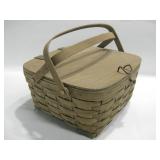 12"x 12"x 6.5" Longaberger Picnic Basket