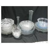 Assortment Vintage Glassware As Pictured