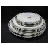 Twelve Piece Johnson Bros. China Plates