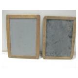 Pair 11.5"x 8.5" Vintage Chalk Boards Pair 11.5"x 8.5" Vintage Chalk Boards