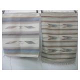 30"x 34" & 29"x 41" Woven Wool Saddle Blankets