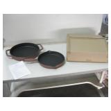 NIOB Two Cooks Essentials Cast Iron Pans