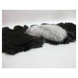 Three Animal Hides & One Tail Approximate 16"x 12" Three Animal Hides & One Tail Approximate 16"x 12"