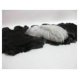 Three Animal Hides & One Tail Approximate 16"x 12"