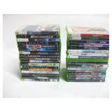 Thirty Four Assorted X-Box & X-Box 360 Games