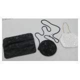 Three Vintage Beaded Evening Bags/Purses Three Vintage Beaded Evening Bags/Purses