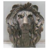 11"x 14" Resin Lion Head Wall Decor