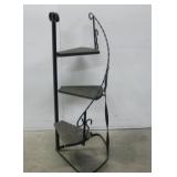 38" Tall Iron & Wood Staircase Plant Stand 38" Tall Iron & Wood Staircase Plant Stand