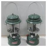Two 1980 Coleman Lantern Missing Glass Untested Two 1980 Coleman Lantern Missing Glass Untested