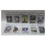 Ten GMA Graded Sports Cards As Shown Ten GMA Graded Sports Cards As Shown