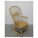 27"x 33"x 43" Wood Rocking Chair