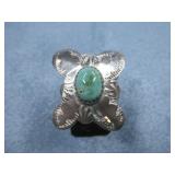 Sterling Silver SW Turquoise Ring Hallmarked Sterling Silver SW Turquoise Ring Hallmarked