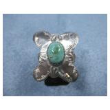 Sterling Silver SW Turquoise Ring Hallmarked