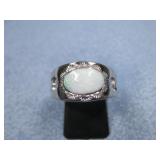 Sterling Silver SW Opal Ring Hallmarked