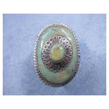 Sterling Silver SW Turquoise Ring Hallmarked Sterling Silver SW Turquoise Ring Hallmarked