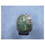 Sterling Silver SW Turquoise Ring Hallmarked