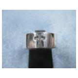 Sterling Silver Cross Ring Hallmarked