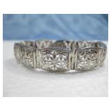 Vtg Sterling Silver Bracelet Hallmarked