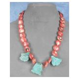 Vintage Nickel Multi Stone Beaded SW Necklace Vintage Nickel Multi Stone Beaded SW Necklace
