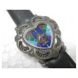 Sterling Silver Multi Stone Face Watch Untested Sterling Silver Multi Stone Face Watch Untested