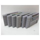 Six Assorted Nintendo Game Cartridges Untested Six Assorted Nintendo Game Cartridges Untested