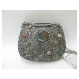 NWT 5"x 4" Metal & Stone Sajai Purse NWT 5"x 4" Metal & Stone Sajai Purse