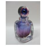 6.5" Tall Blown Glass Perfume Bottle W/Stopper 6.5" Tall Blown Glass Perfume Bottle W/Stopper