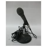 Radio Shack Microphone W/Stand Untested