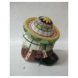 7" Tall Ceramic Man Taking Siesta Cookie Jar