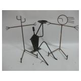 Iron Man Candle Holder & Two Iron Display Stands Iron Man Candle Holder & Two Iron Display Stands