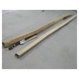 1 NIB & 1 NIOB Garage Door Rails As Pictured