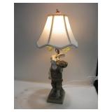 21" Tall Resin Rabbit Lamp See Info