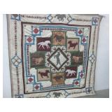 Southwestern Horses Quilt Approximate 84"x 84"