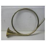 Vtg Brass Hunting Horn/ Bugle